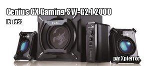 ZeDen teste le kit d'enceintes Genius GX Gaming SW-G2.1 2000
