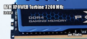 ZeDen teste la RAM Silicon Power XPOWER Turbine 3200 MHz 32 Go