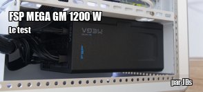 ZeDen teste l'alimentation MEGA GM 1200 W de FSP