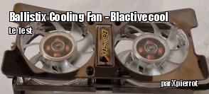 Zeden teste le systme Ballistix Cooling Fan - Blactivecool