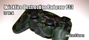 ZeDen teste le QuickFire Destruction Pad pour PS3