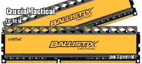 ZeDen teste la RAM Crucial Tactical 8 Go DDR3