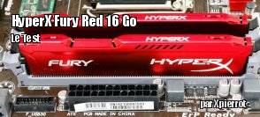 ZeDen teste la RAM HyperX Fury Red 1866 MHz C10 16 Go