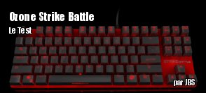 ZeDen teste le clavier Strike Battle d'Ozone