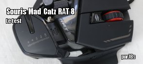 ZeDen teste la souris RAT 8 de Mad Catz