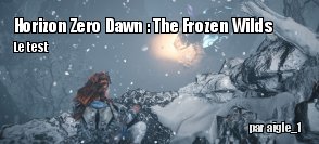 ZeDen teste Horizon Zero Dawn : The Frozen Wilds
