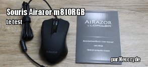 ZeDen teste la souris m810RGB de LC-POWER