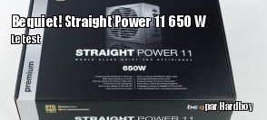 Test ZeDen : l'alimentation Bequiet! Straight Power 11 650 W