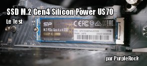 ZeDen teste le SSD M.2 NVMe Gen 4 Silicon Power US70