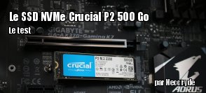 ZeDen teste le SSD M.2 NVMe Crucial P2 500 Go