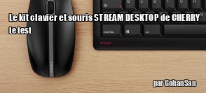 ZeDen teste le kit clavier et souris STREAM DESKTOP de CHERRY