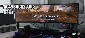 ZeDen teste l'cran 49" AG493UCX2 d'AOC