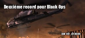 Deuxième record pour Call of Duty : Black Ops
