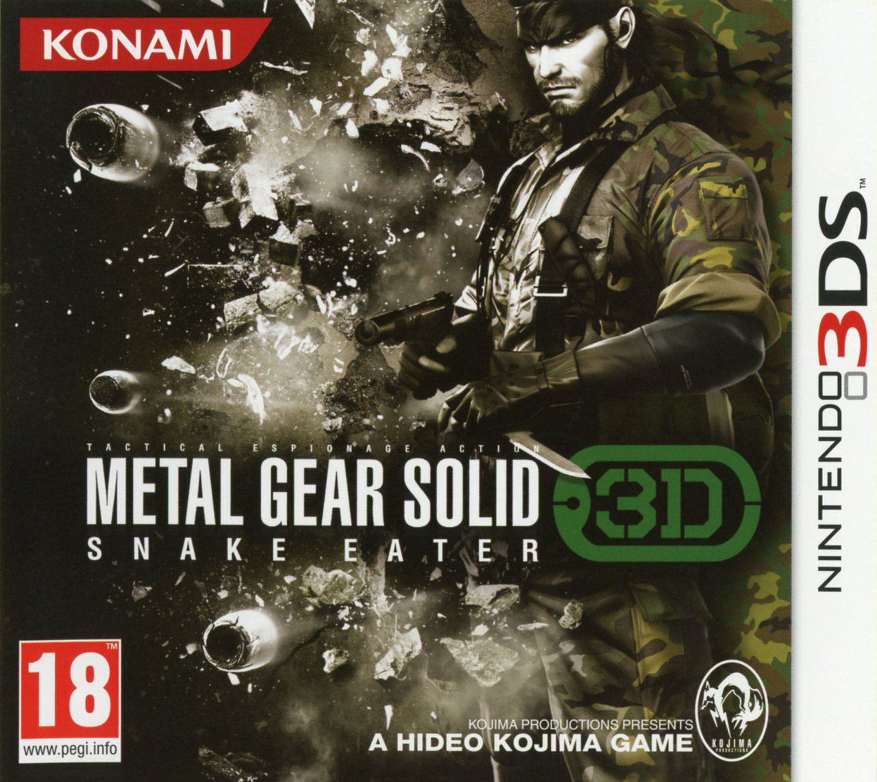 Boîte de Metal Gear Solid :  Snake Eater 3D