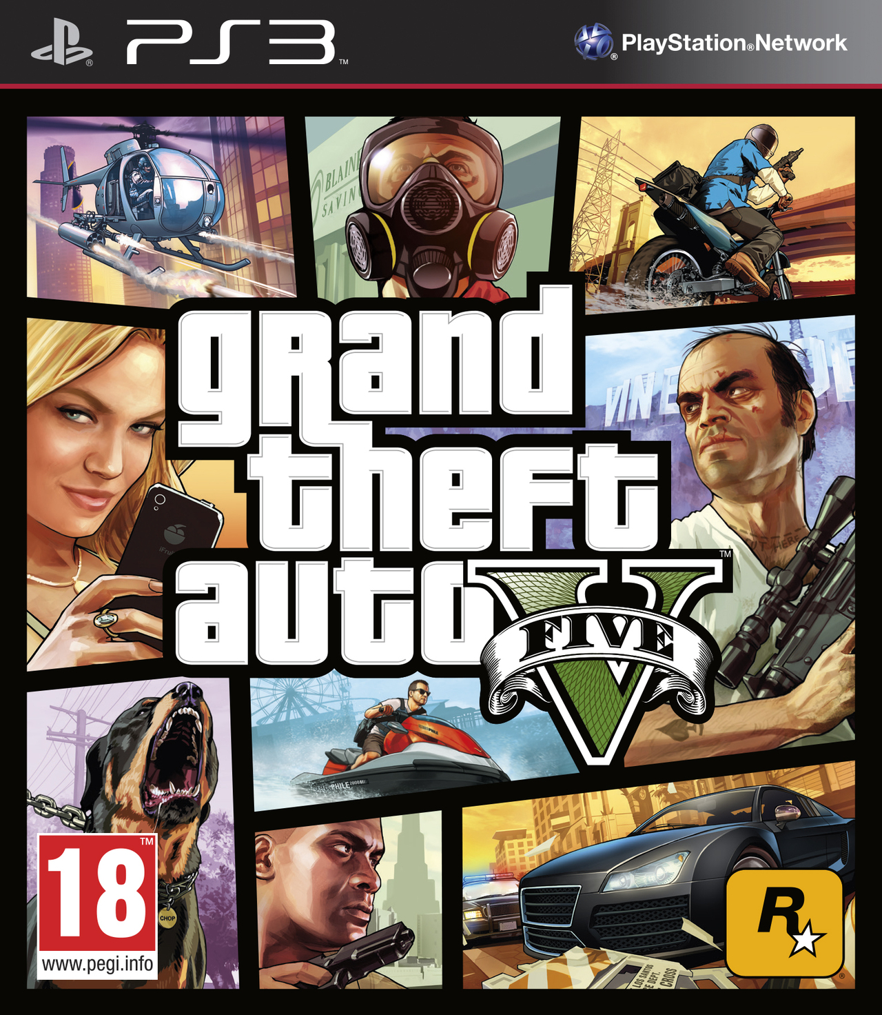 Boîte de Grand Theft Auto V