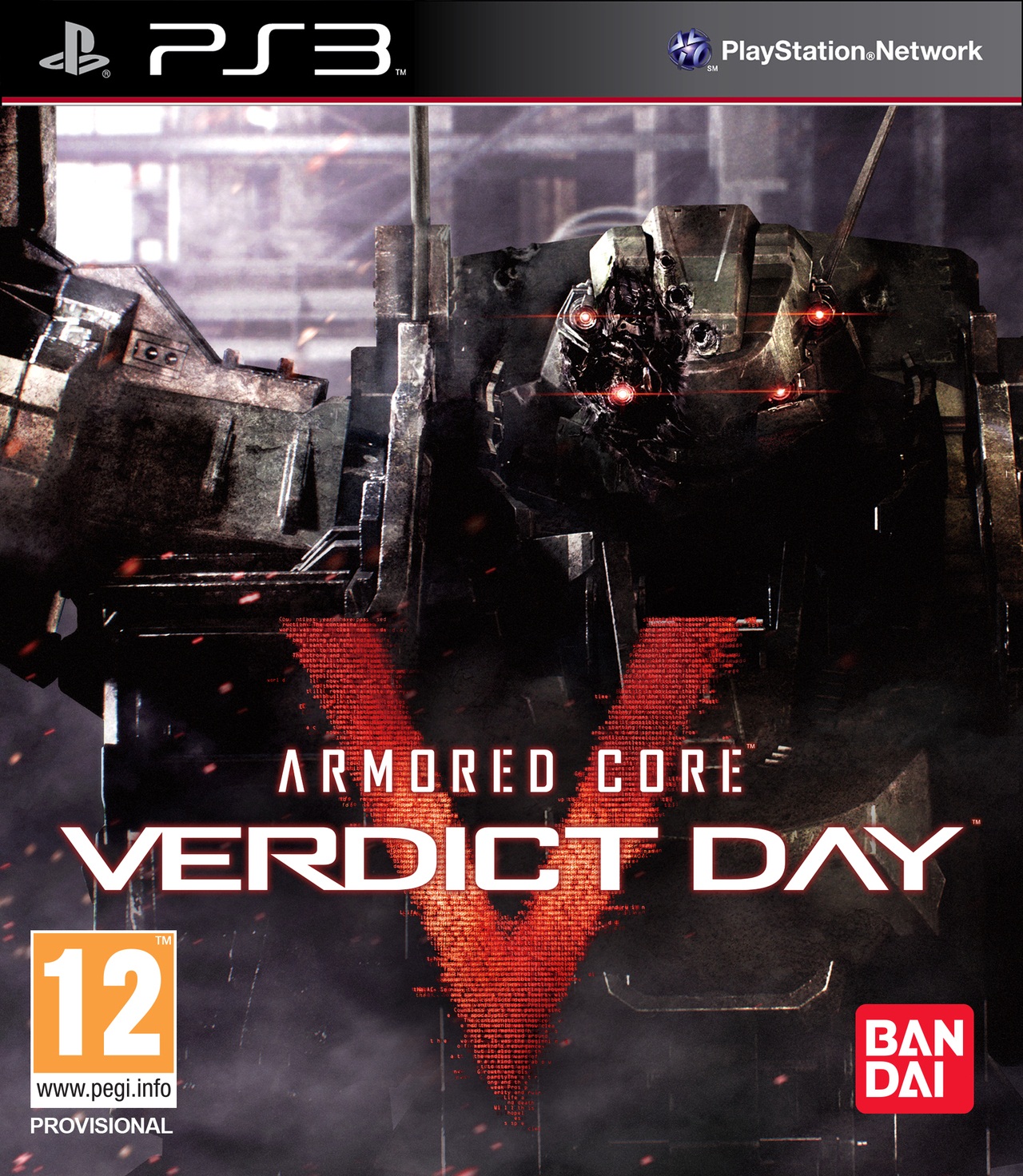 Boîte de Armored Core : Verdict Day