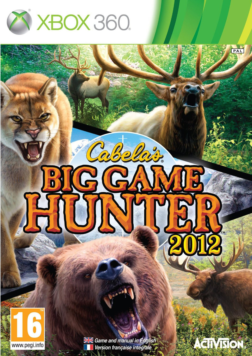Boîte de Cabela's Big Game Hunter 2012