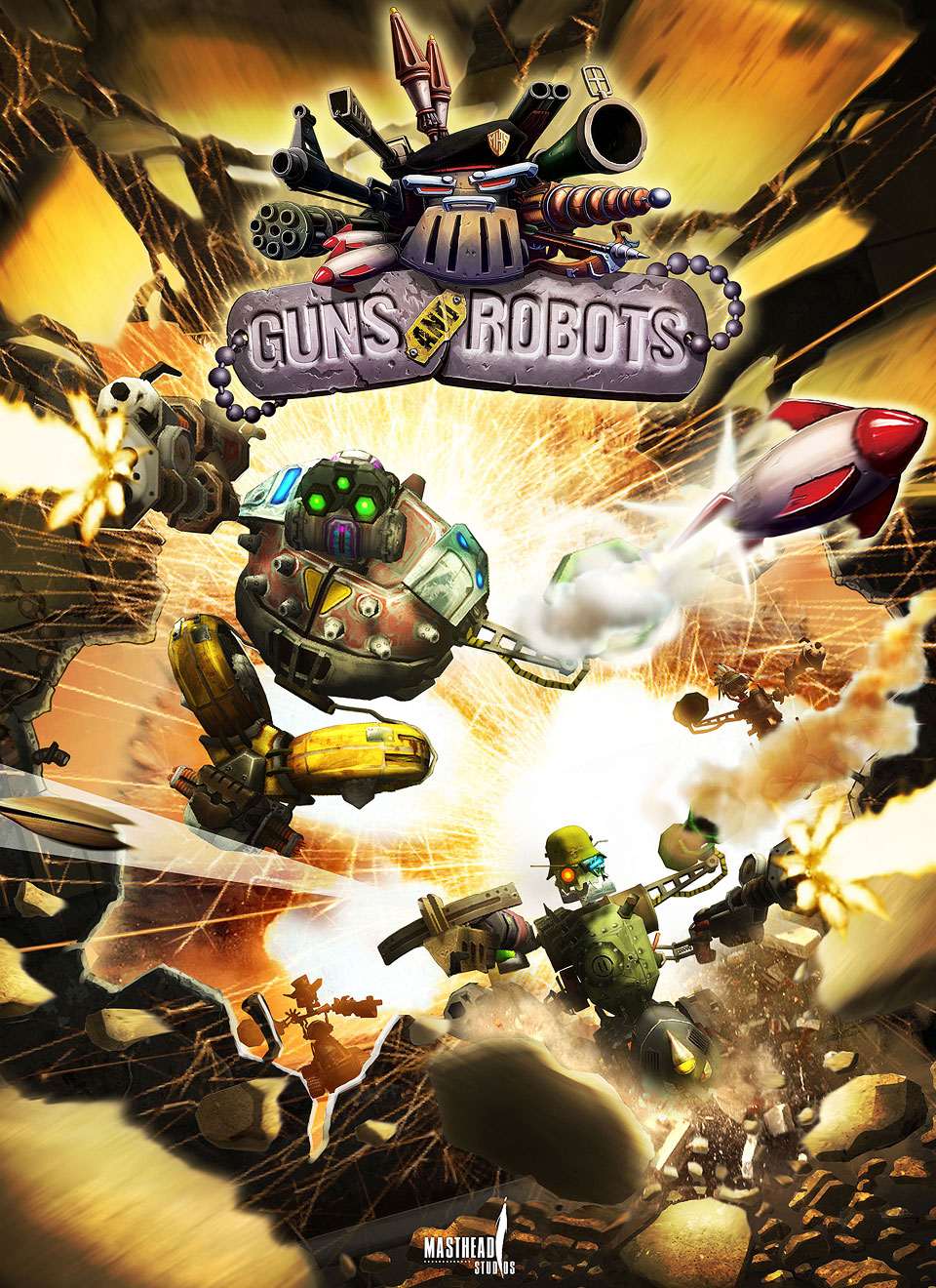 Bote de Guns and Robots