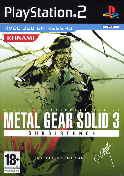 Boîte de Metal Gear Solid 3 : Subsistence